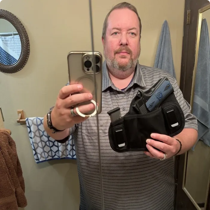 Fujobi Pancake Holster - Most Comfortable Holster For Fat People In America