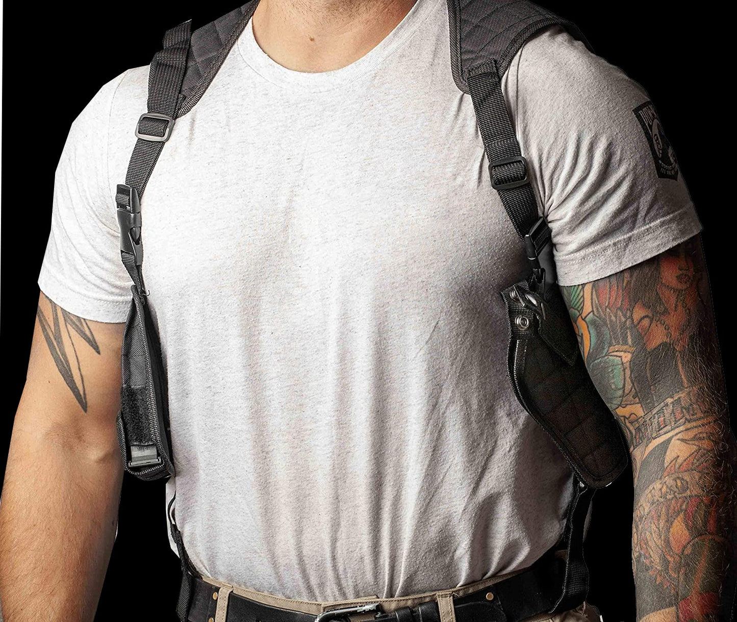 Baldman Shoulder Holster - Number 1 Fit-Fat-Folks Holster In America