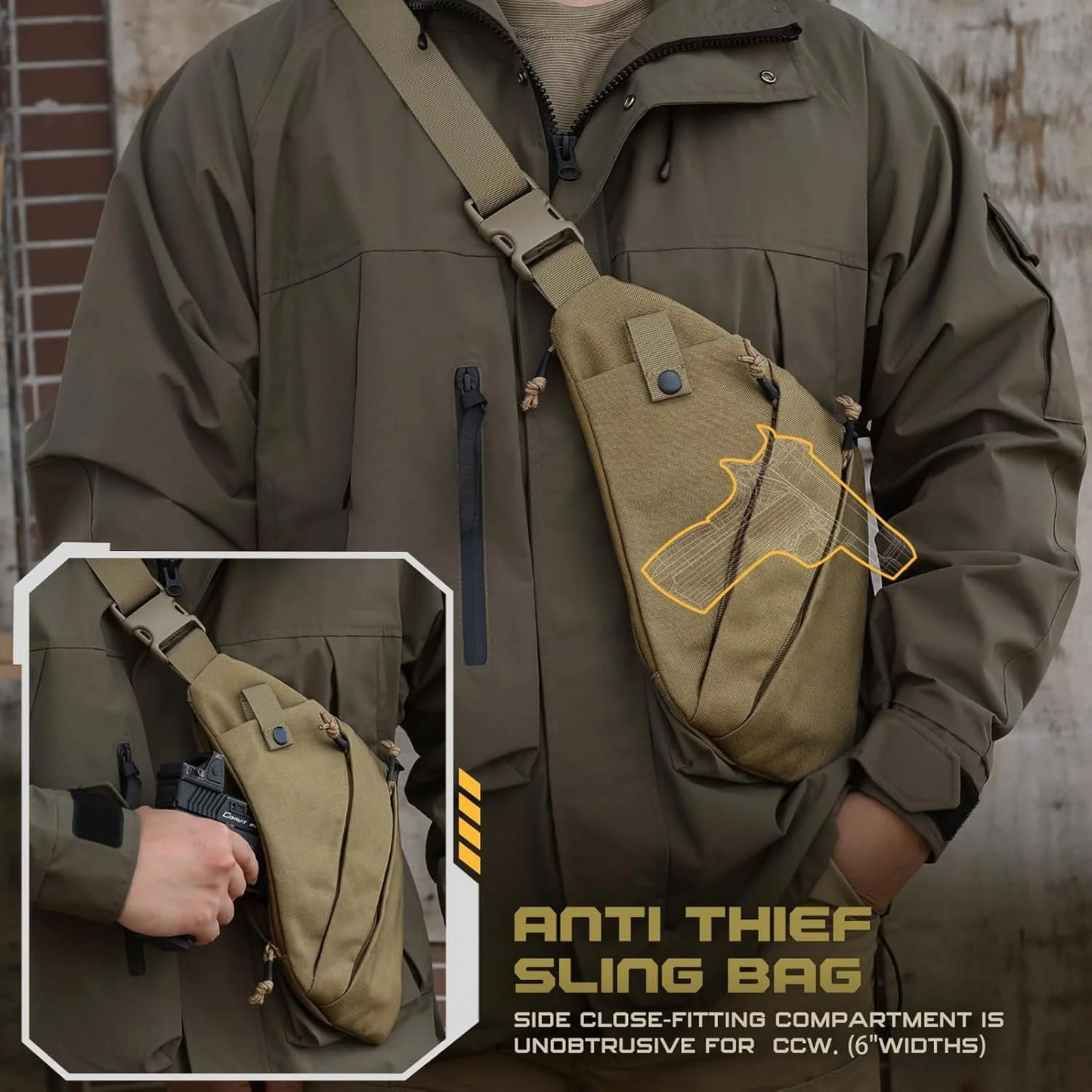 Dino CCW Anti-Theft Bag