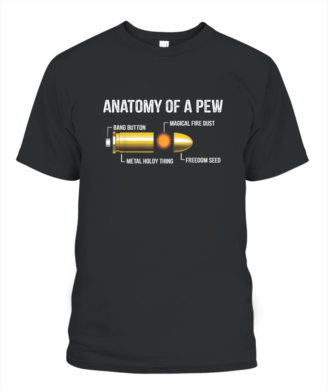 Anatomy Of A Pew T-Shirt