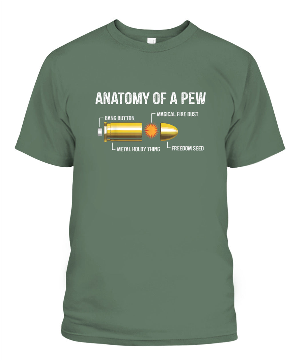 Anatomy Of A Pew T-Shirt